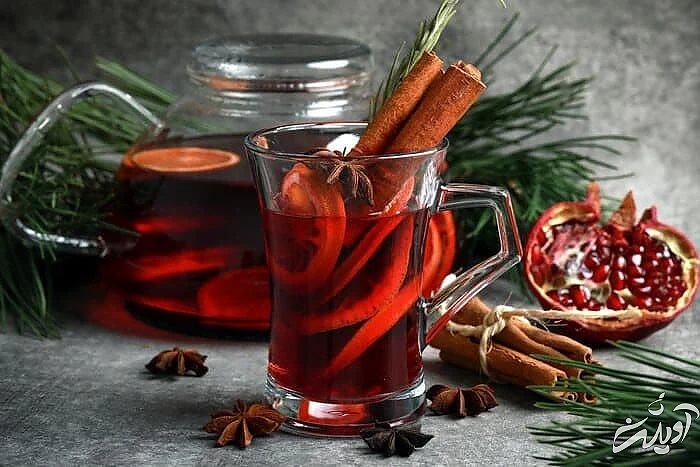 طرز تهیه دمنوش انار و دارچین نحوه تهیه دمنوش انار